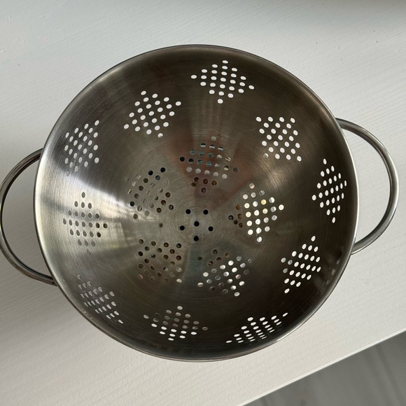 Premium Stainless Steel Small Colanders (2) with Handles - Picture 5 of 11